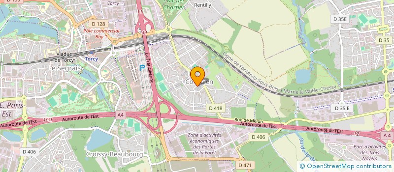 localisation de l'entreprise BR CONCEPTS à COLLEGIEN