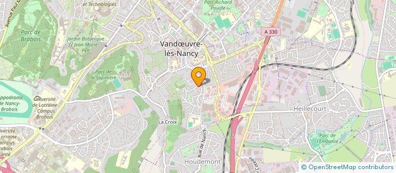 localisation de l'entreprise BR CONSEIL  VANDUVRE-LES-NANCY