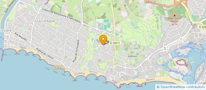 localisation de l'entreprise BR CONSEILS à AGDE