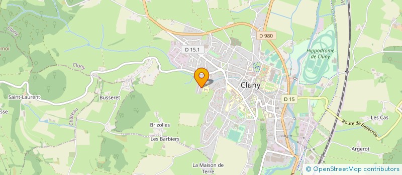 localisation de l'entreprise BR CONSTRUCTION à CLUNY