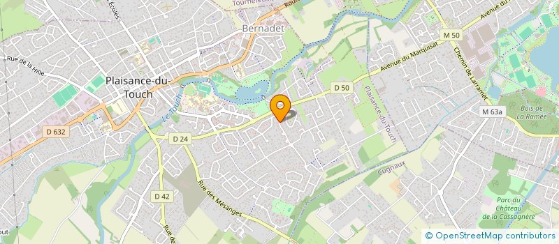 localisation de l'entreprise BR CONSTRUCTION & RENOVATION  PLAISANCE-DU-TOUCH