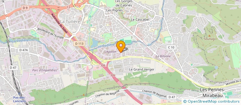 localisation de l'entreprise BR CONTROL à LES PENNES MIRABEAU