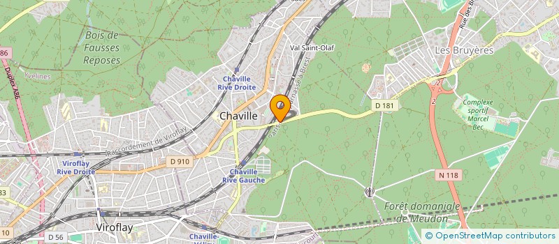 localisation de l'entreprise BR DISTRIBUTION à CHAVILLE