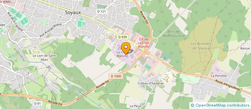 localisation de l'entreprise BR ECHAFAUDAGE à SAINT-GERMAIN-DE-MONTBRON