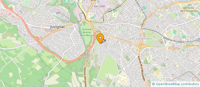 localisation de l'entreprise BR'ENOV ENERGIE à MONTPELLIER
