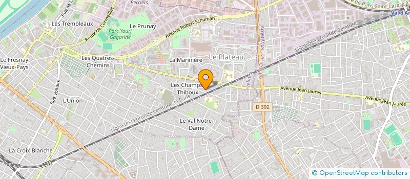 localisation de l'entreprise BR EXPRESS à SARTROUVILLE