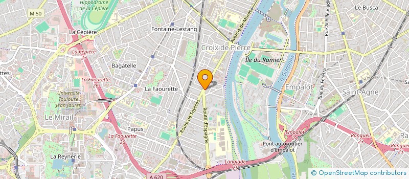 localisation de l'entreprise BR HOLDING  TOULOUSE