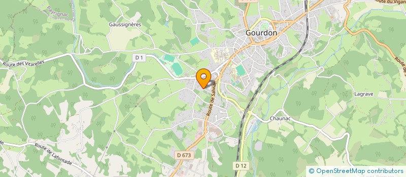 localisation de l'entreprise BR HOLDING  GOURDON