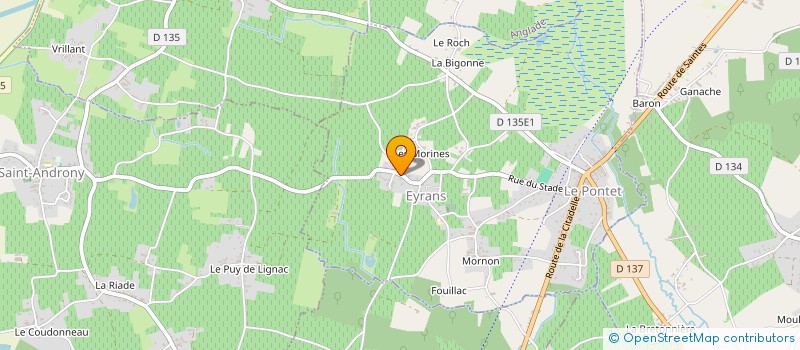 localisation de l'entreprise BR IMMO  EYRANS