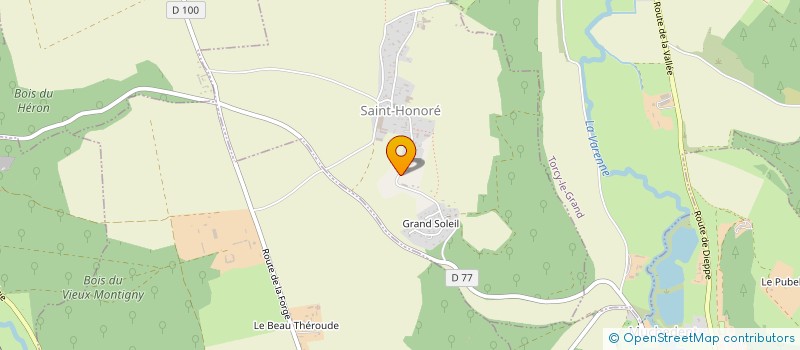 localisation de l'entreprise BR IMMO à SAINT-HONORE