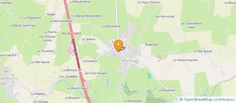 localisation de l'entreprise BR IMMO à LES PORTES DU COGLAIS