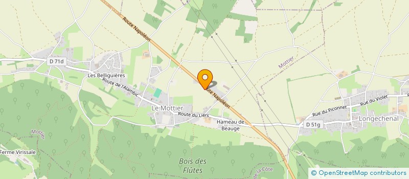 localisation de l'entreprise BR IMMOBILIER  MOTTIER