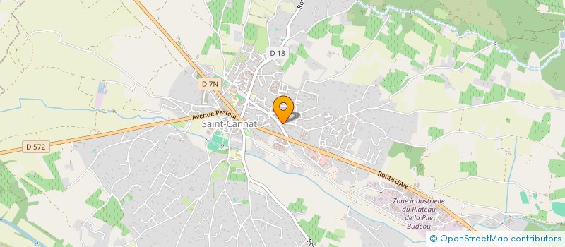 localisation de l'entreprise BR IMMOBILIER  SAINT-CANNAT