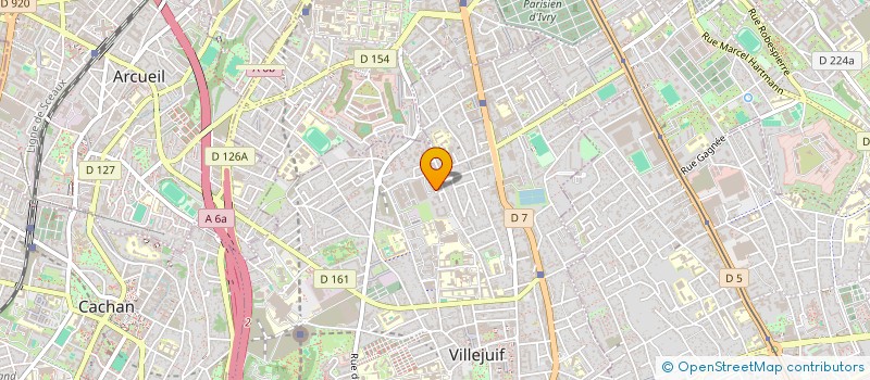 localisation de l'entreprise BR INTERNATIONAL  VILLEJUIF