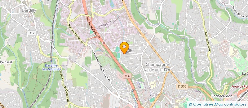 localisation de l'entreprise BR INVEST à CHAMPAGNE-AU-MONT-D'OR