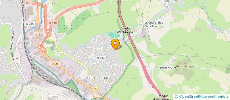 localisation de l'entreprise BR INVEST à SAINT-LEONARD