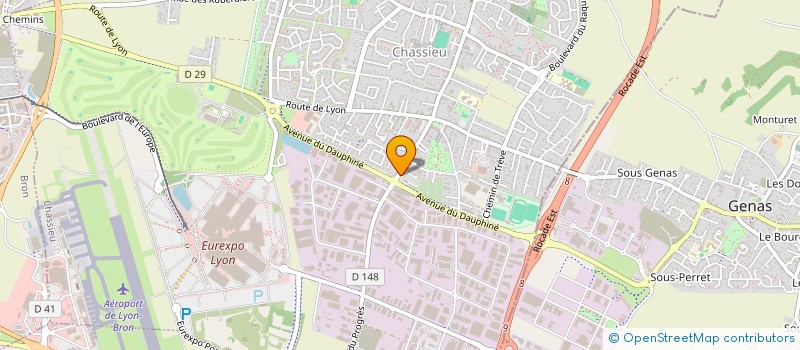 localisation de l'entreprise BR LH IMMO LYON  CHASSIEU