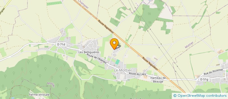 localisation de l'entreprise BR&LM COMPANY  MOTTIER