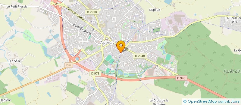 localisation de l'entreprise BR MACONNERIE à AIZENAY