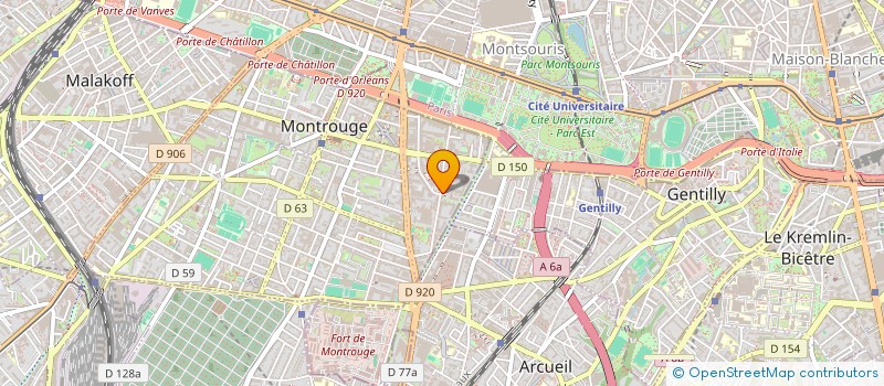 localisation de l'entreprise BR MINI MARKET  MONTROUGE