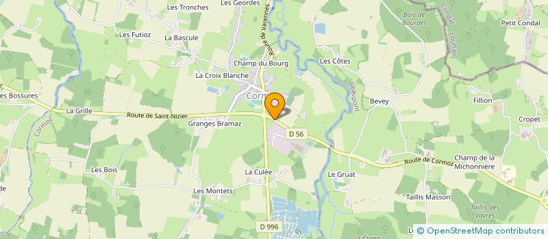 localisation de l'entreprise BR MODULAIRE à CORMOZ