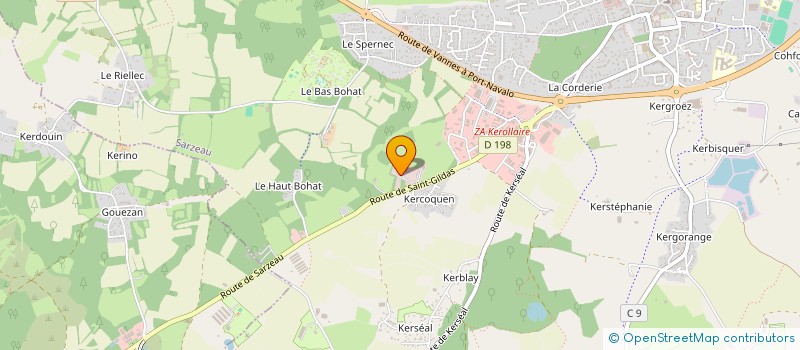 localisation de l'entreprise BR NAUTIC  SARZEAU