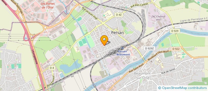 localisation de l'entreprise BR NEGOCE  PERSAN