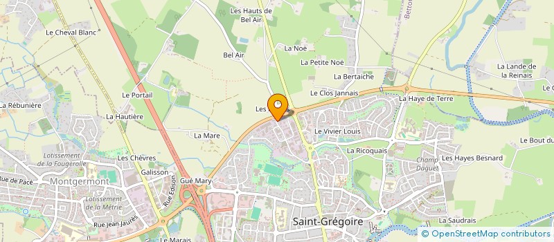 localisation de l'entreprise BR PARE BRISE  SAINT-GREGOIRE