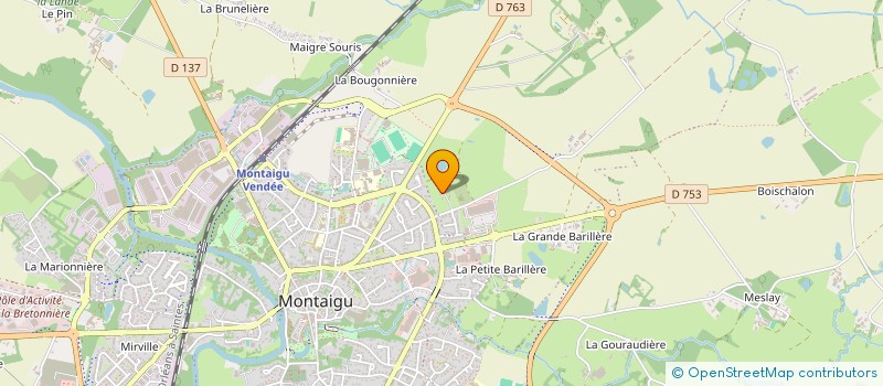 localisation de l'entreprise BR PAYSAGE à MONTAIGU-VENDEE