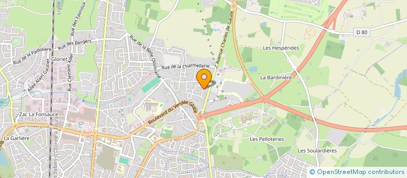 localisation de l'entreprise BR PROTECTION à LES SABLES D'OLONNE