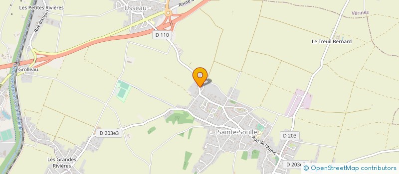 localisation de l'entreprise BR RENOVATION à SAINTE-SOULLE