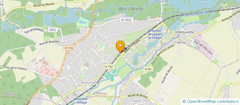 localisation de l'entreprise BR RESTAURATION  BREUILLET