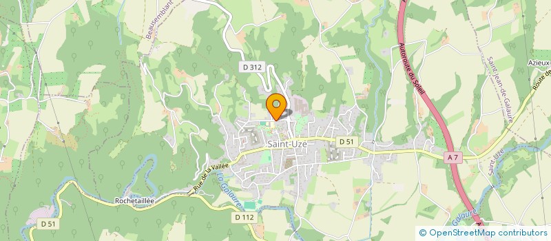 localisation de l'entreprise BR SERVICES  SAINT-UZE