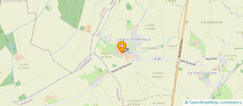 localisation de l'entreprise BR SERVICES  FLAVY-LE-MELDEUX