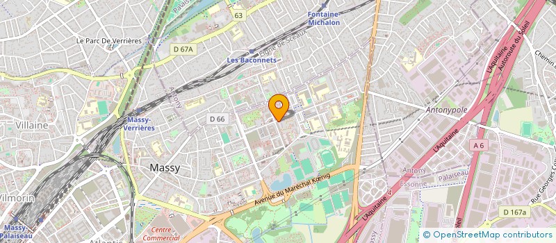 localisation de l'entreprise BR SERVICES à MASSY