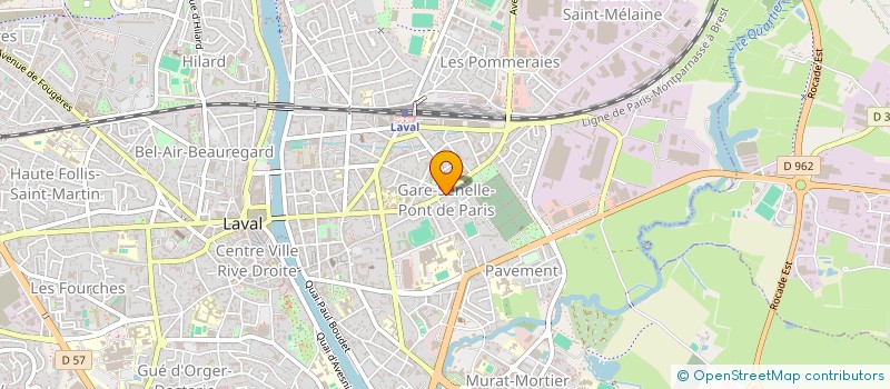 localisation de l'entreprise BR TRAITEUR à LAVAL