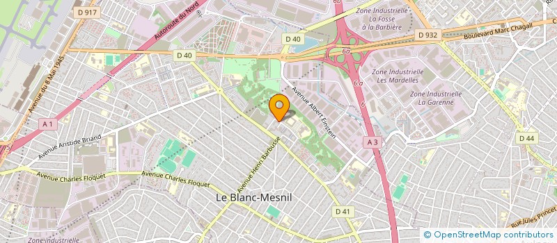 localisation de l'entreprise BR-TRANS à LE BLANC-MESNIL
