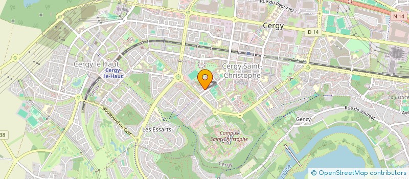 localisation de l'entreprise BR TRANSPORT SERVICES  CERGY