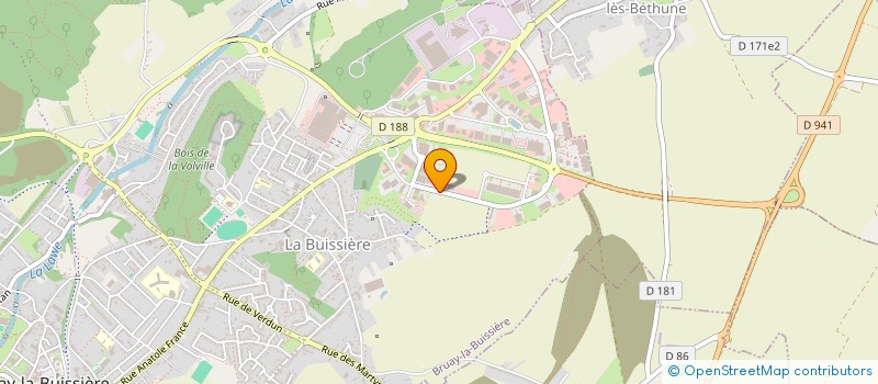 localisation de l'entreprise BR'U2 à BRUAY-LA-BUISSIERE