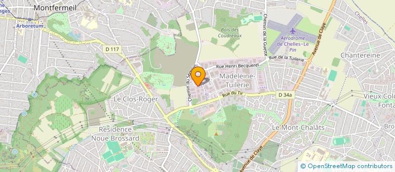 localisation de l'entreprise BR2A HOLDING  CHELLES