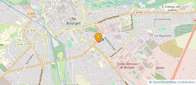 localisation de l'entreprise BR2C  BOURGES