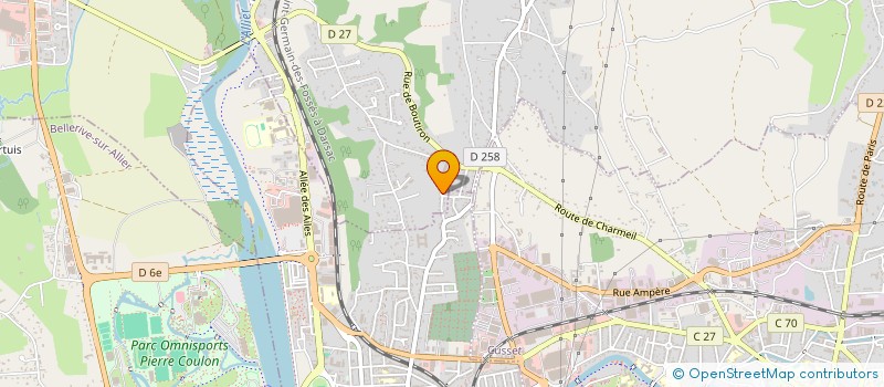 localisation de l'entreprise BR3D  CREUZIER-LE-VIEUX