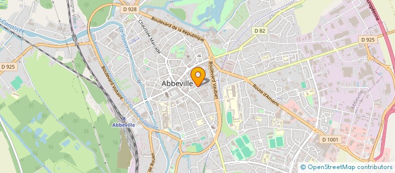 localisation de l'entreprise BRA-VO à ABBEVILLE