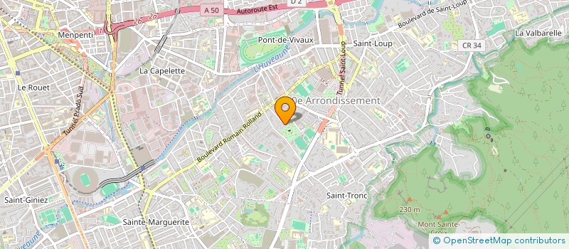 localisation de l'entreprise BRAAAVE à MARSEILLE