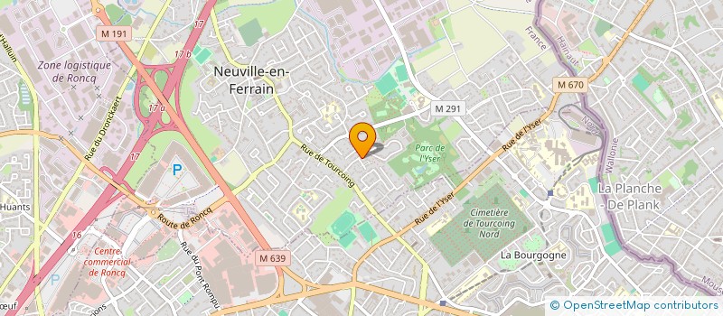 localisation de l'entreprise BRABANT HUET à NEUVILLE-EN-FERRAIN
