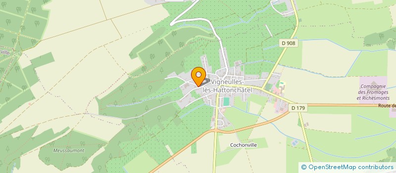 localisation de l'entreprise BRABANT SAS à VIGNEULLES-LES-HATTONCHATEL