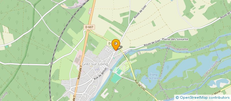 localisation de l'entreprise BRABANTPLANT FRANCE à GREZ-SUR-LOING