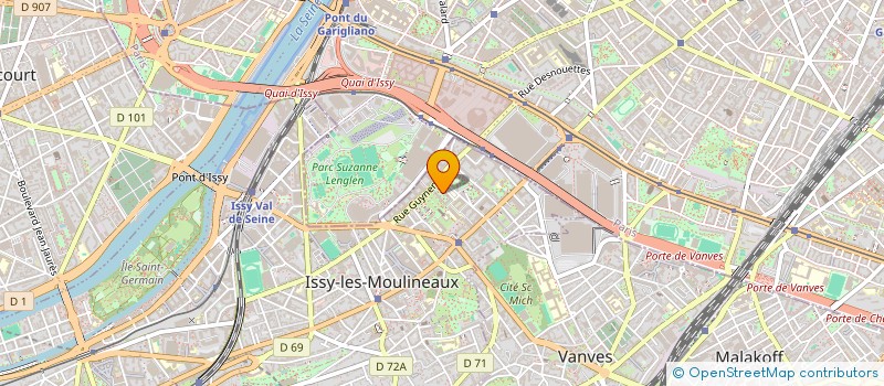 localisation de l'entreprise BRABS à ISSY-LES-MOULINEAUX
