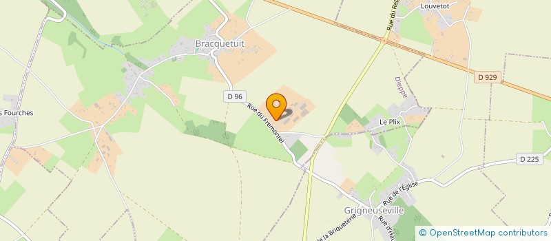 localisation de l'entreprise BRACAGRI  BRACQUETUIT