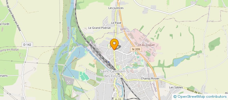 localisation de l'entreprise BRACASS'BAND  SAINT-GERMAIN-DES-FOSSES